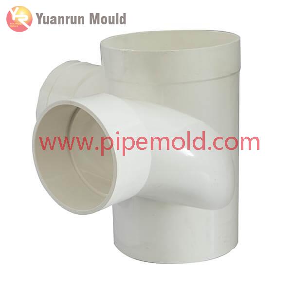 Cross pipe fitting mold