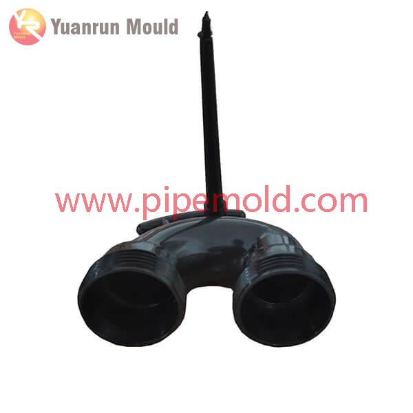 China PP U elbow pipe fitting mold