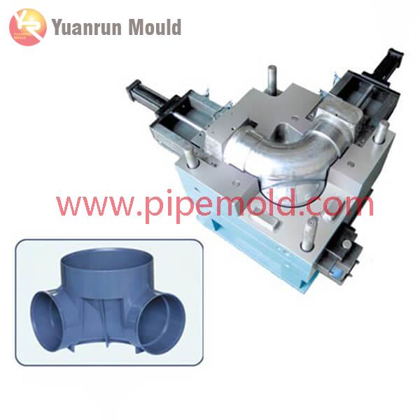 PVC tee pipe fitting mold