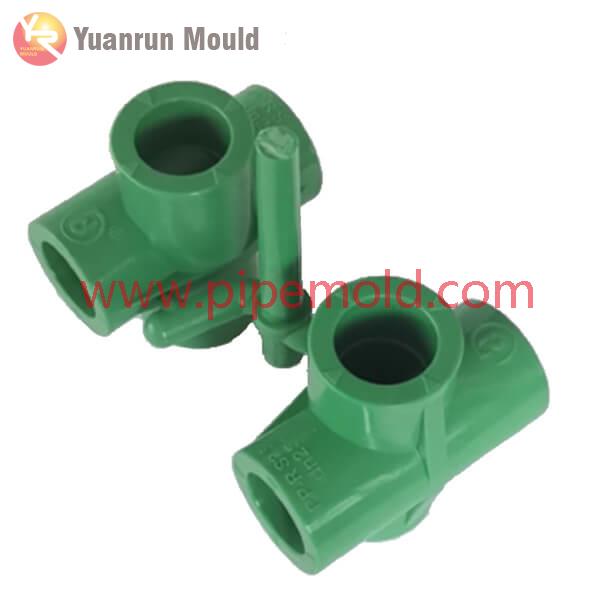 PPR cross pipe fitting mold